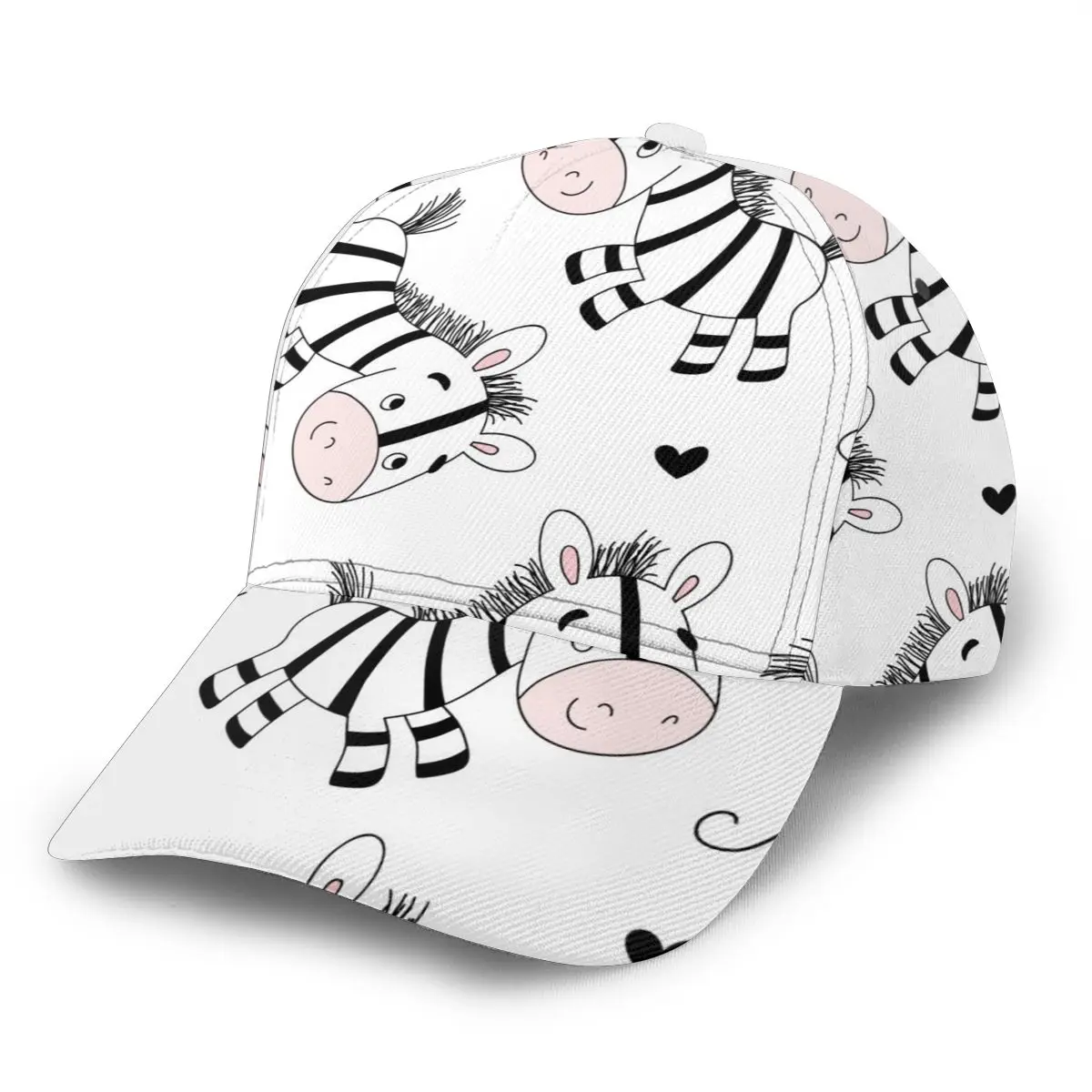 Бейсболка с изображением милой зебры модная женская летняя кепка Мужская