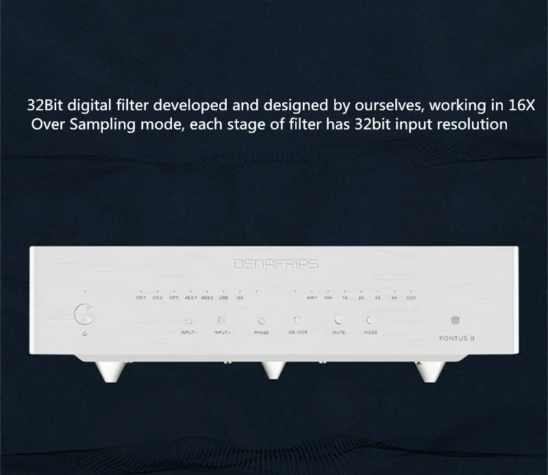 Новинка 2022 ЦАП PONTUS II R2R FIFO Pure сбалансированный декодер DSD I2S PCM AES оптический