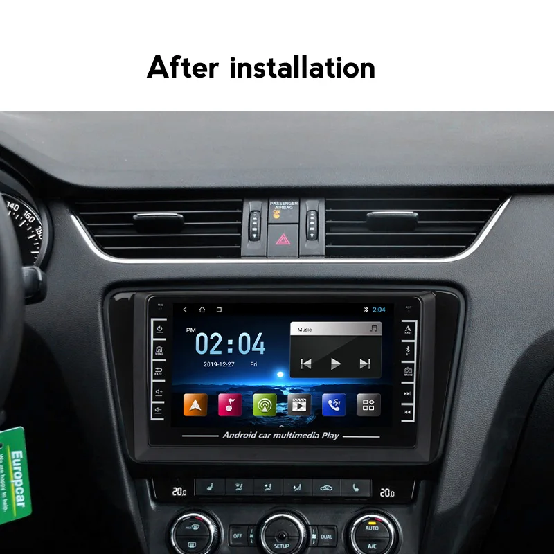 Автомагнитола на Android мультимедийный видеоплеер навигация GPS для SKODA Octavia 2013 2018