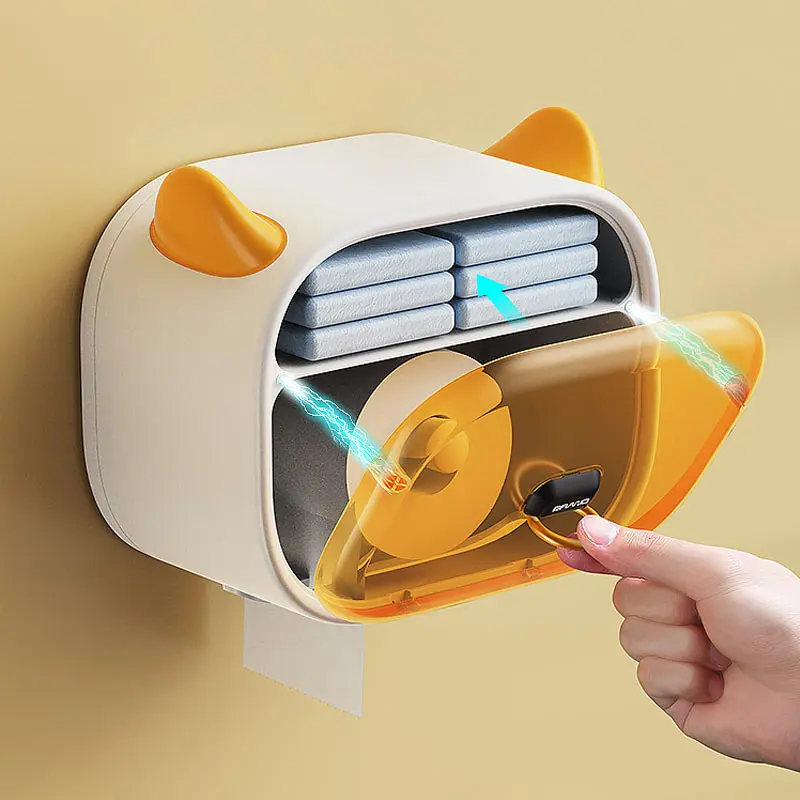 

Оригинальная Магнитная Гигиеничная бумажная коробка, настенная фотография, фотобумажный органайзер, чехол