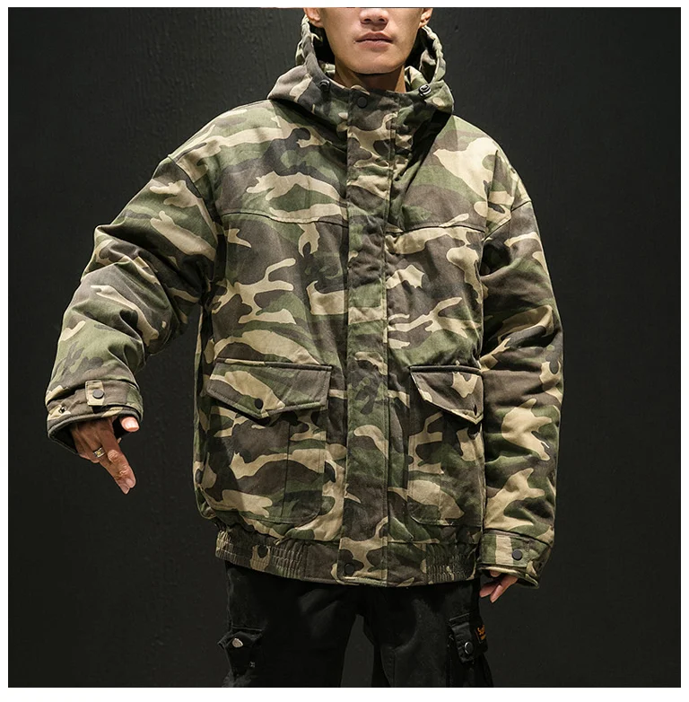 Мужская парка, зимние куртки, хлопок, Chaquetas Hombre, камуфляжное пальто, мужские повседневные камуфляжные куртки и пальто