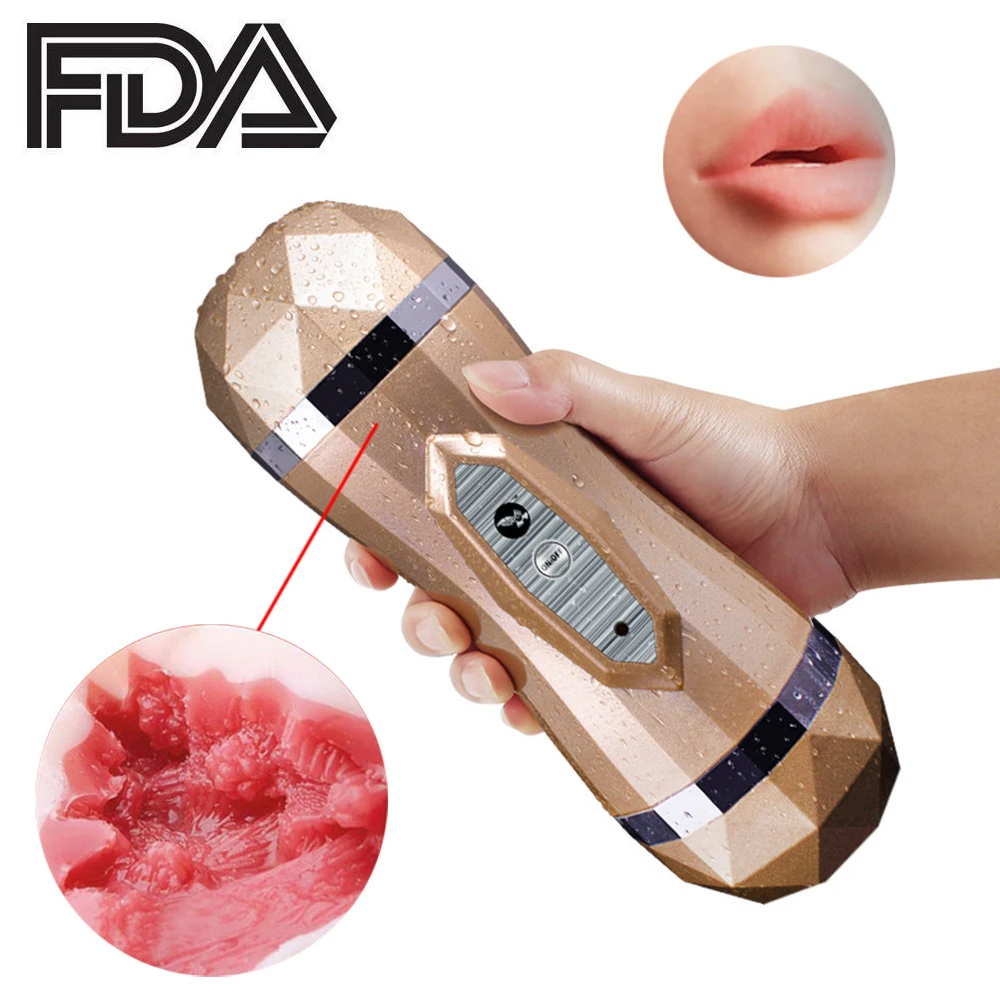 Мужской мастурбатор вибратор настоящая Вагина для мужчин силиконовая игрушка