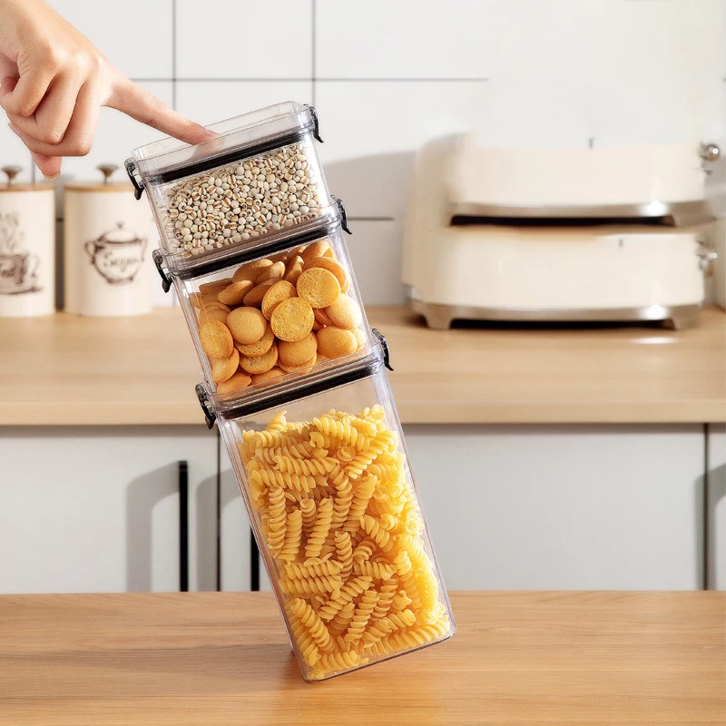 Кухонные прозрачные Герметичные банки для хранения 1800 мл | Дом и сад