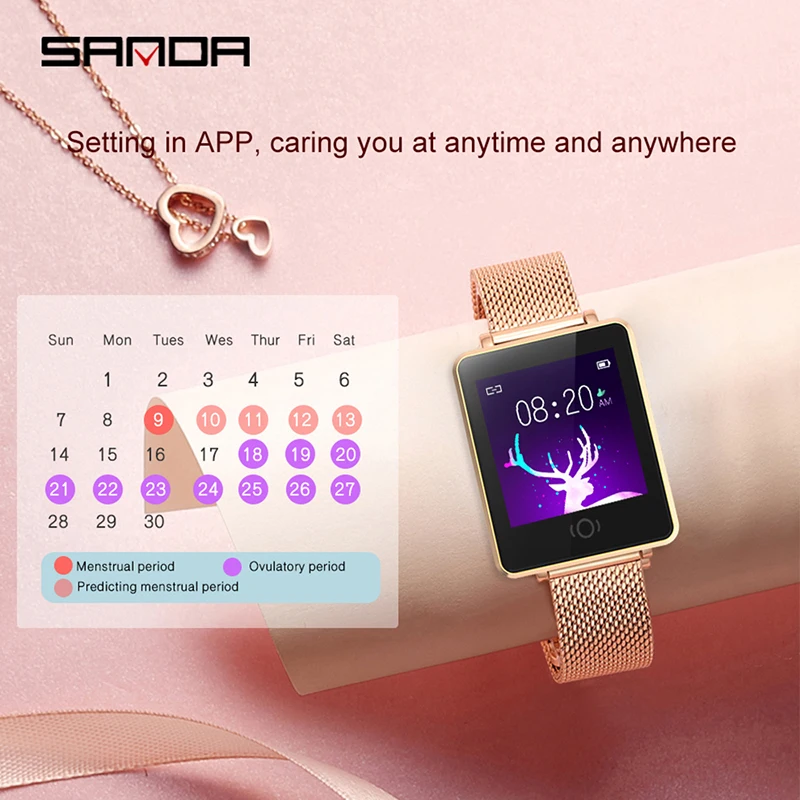 Reloj inteligente 2019 Смарт часы CK26 золотые пульсометр кровяное давление монитор сна