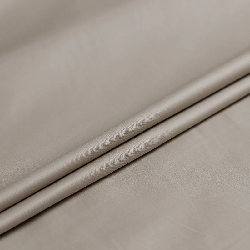 Шерстяная Ветровка из однониточной ткани светло-хаки эластичной для осени