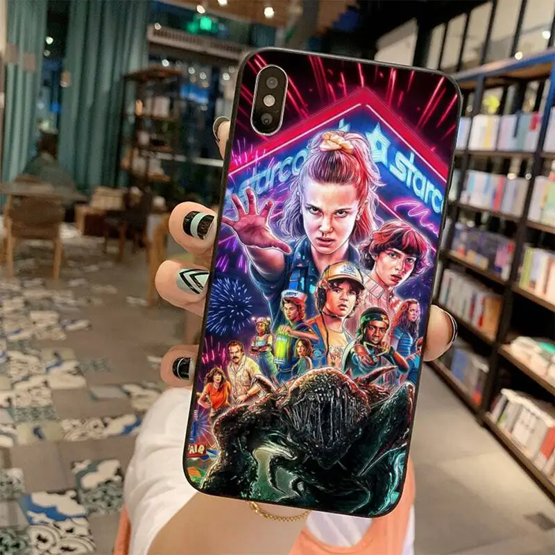 HPCHCJHM Stranger things season 3 Bling Cute Phone Case for iPhone 11 pro XS MAX 8 7 6 6S Plus X 5S SE 2020 XR case | Мобильные
