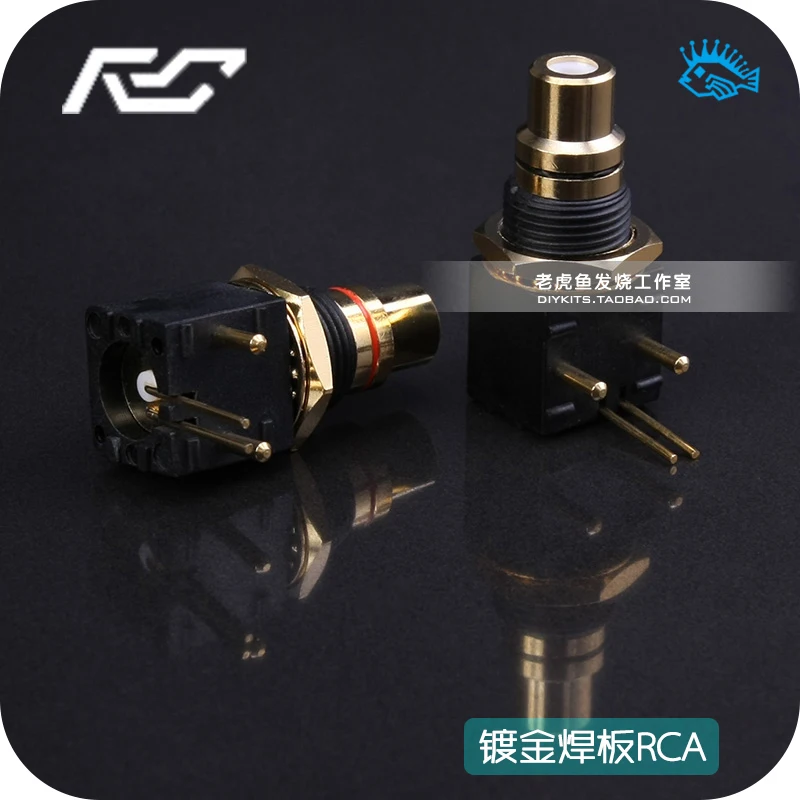 1 шт./5 шт. Позолоченные RCA Поворотные сиденья DAC декодер цифровой коаксиальный