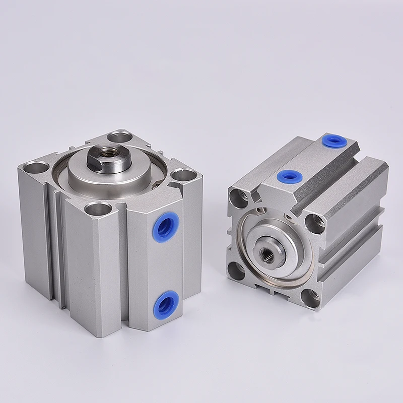 

SDA series compact pneumatic cylinder 16 20 25 32 40 50 63mm inner diameter 5 10 15 20 25 30 35 40 45 50mm stroke
