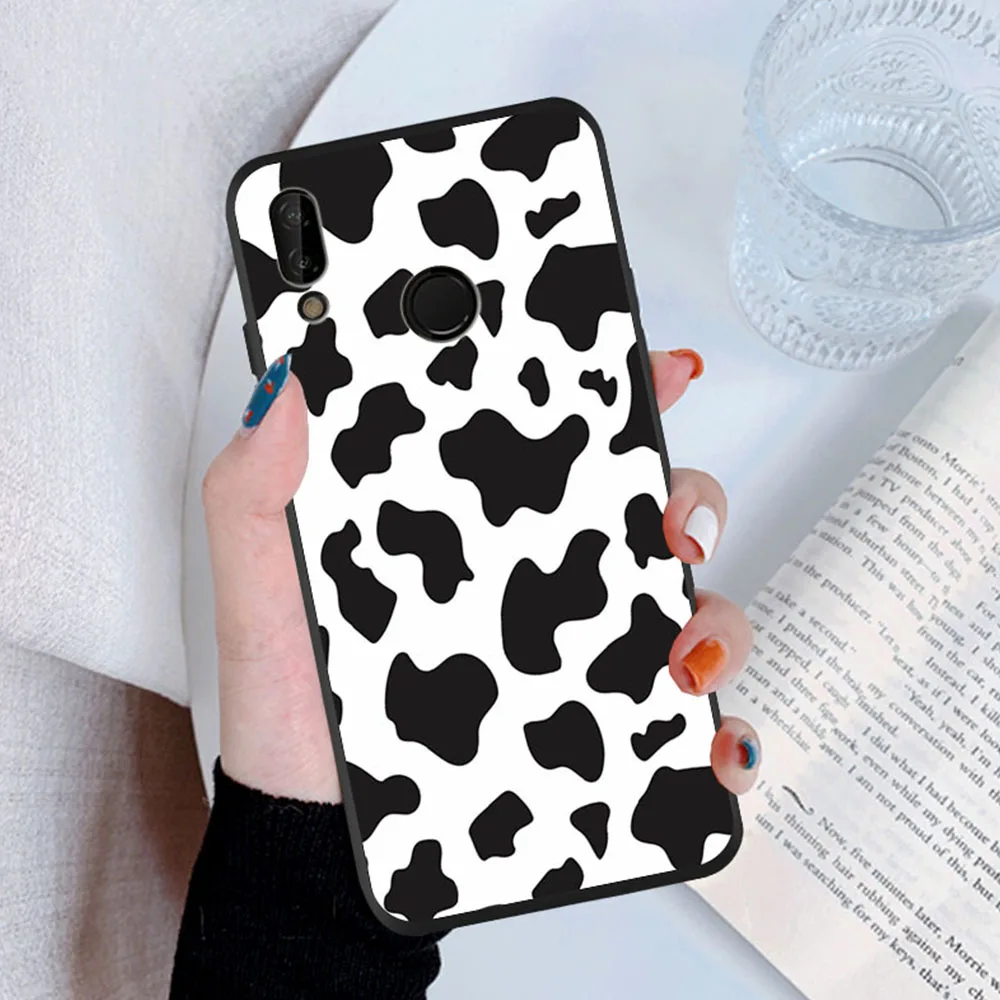 Ярко-белого и черного цвета из коровьей кожи цвет принтом изготавливаемый по