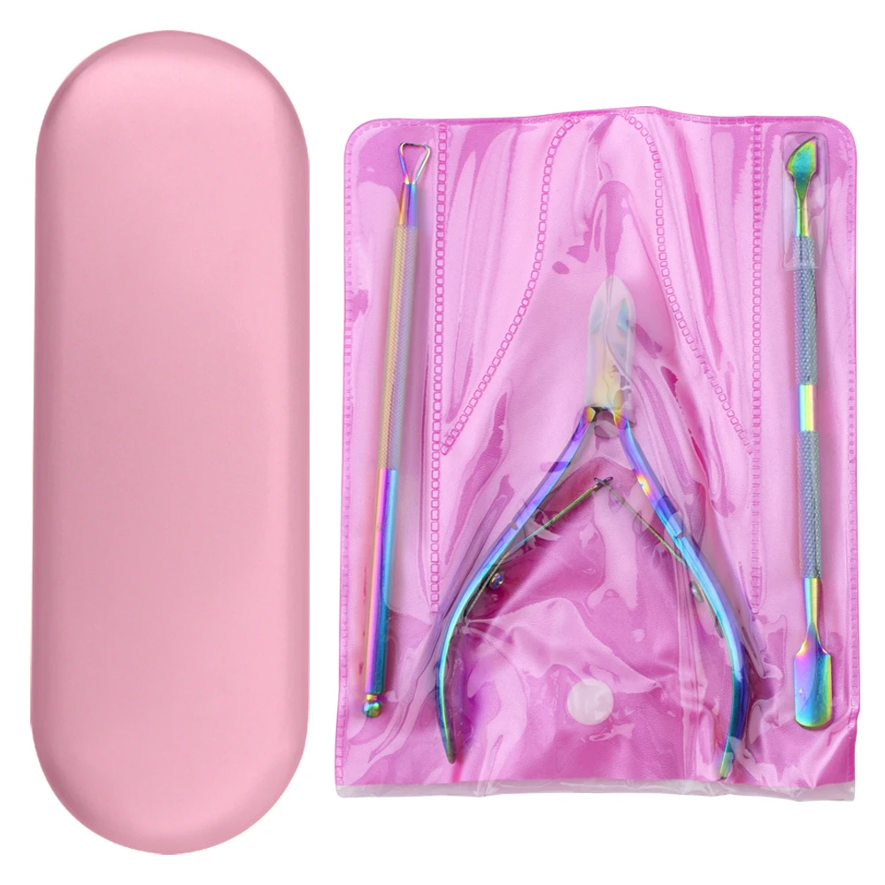 3 шт./кор. градиент цвета радуги Нержавеющая сталь толкатель для удаления