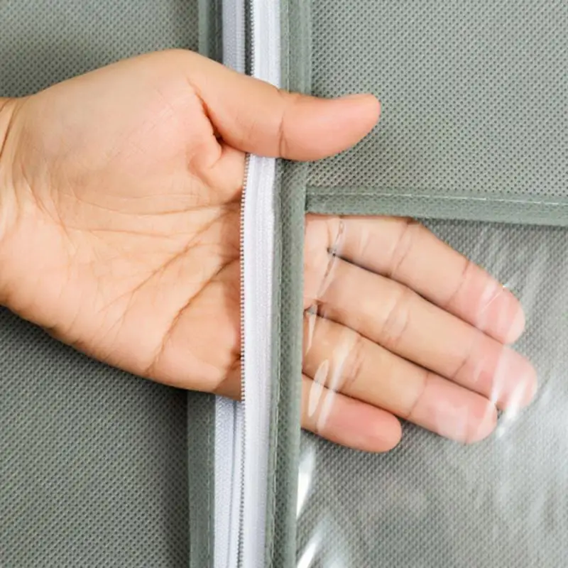 Suit Dust Jacket Cover Dust-proof for Non-woven Cloth and Visible Transparent Clothing Dustproof Clothes Bag | Дом и сад