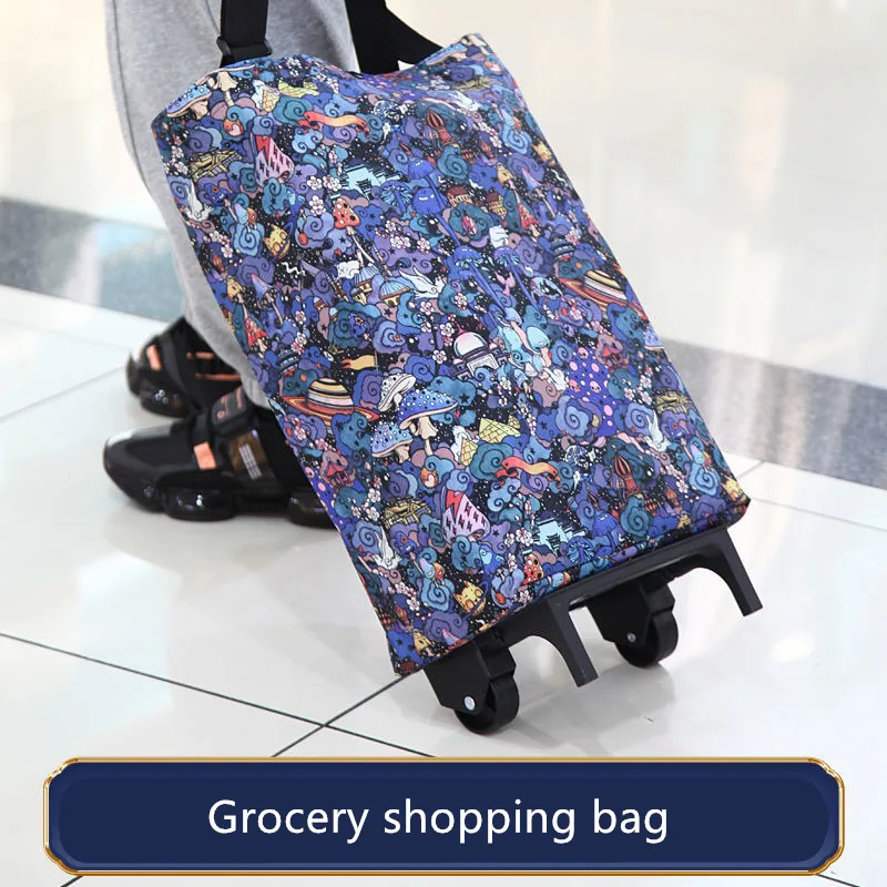 

Small Pull Cart Shopping Food Organizer Trolley Bag On Wheels Bags Folding Portable Shopping Bags Buy Vegetables Bag Tug Package