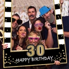 30th 40th 50th 60th Happy Birthday Photo Booth рама для взрослых День рождения украшения с днем рождения реквизит для фотосессии рамка расходные материалы
