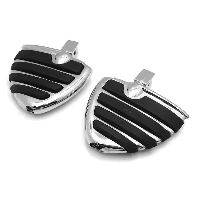 

Aftermarket free shipping motorcycle parts Wing Mini Floorboards w/ Adapters For Sukuzi Marauder 1600 Yamaga Virago 250 KAWASAKI