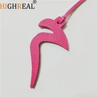 HIGHREAL, выполненный на заказ, Роскошный брелок из натуральной кожи с буквенным алфавитом и арабскими буквами, женский рюкзак-брелок с подвеской