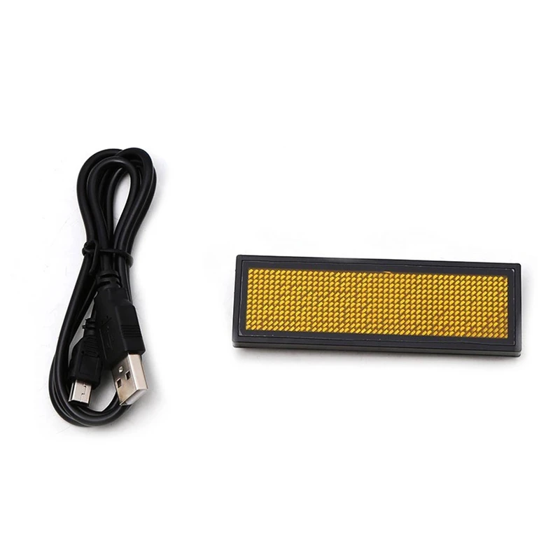 Программируемый светодиодный идентификационный значок для цифровой прокрутки