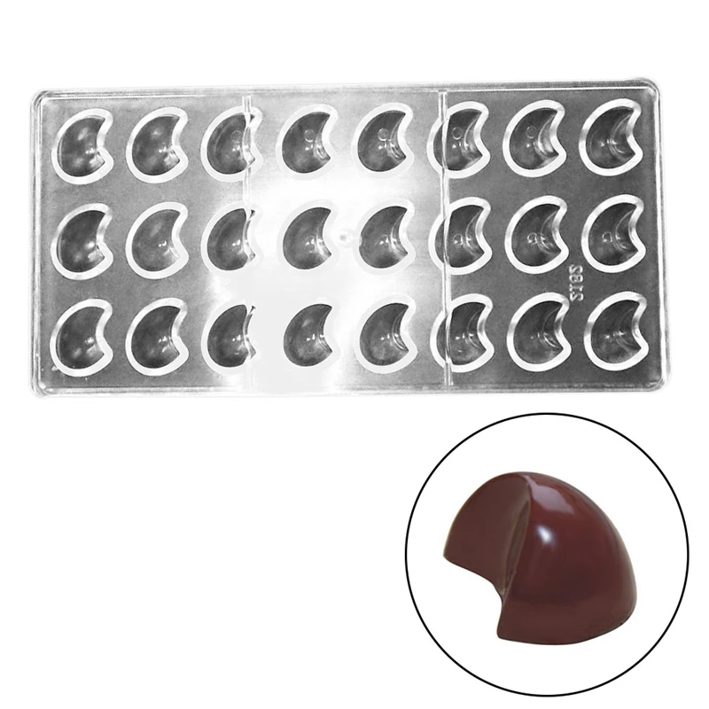 Промо акция! DIY формы для шоколада в форме Луны из поликарбоната инструменты