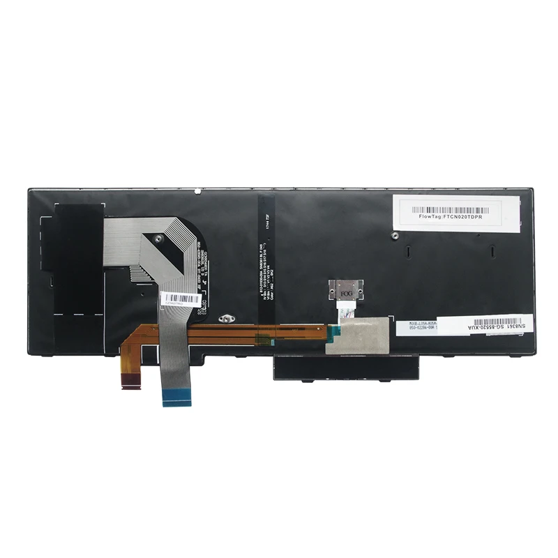 Новая английская клавиатура с подсветкой для Lenovo Thinkpad T570 P51S T580 P52S Teclado 01ER582 01ER541