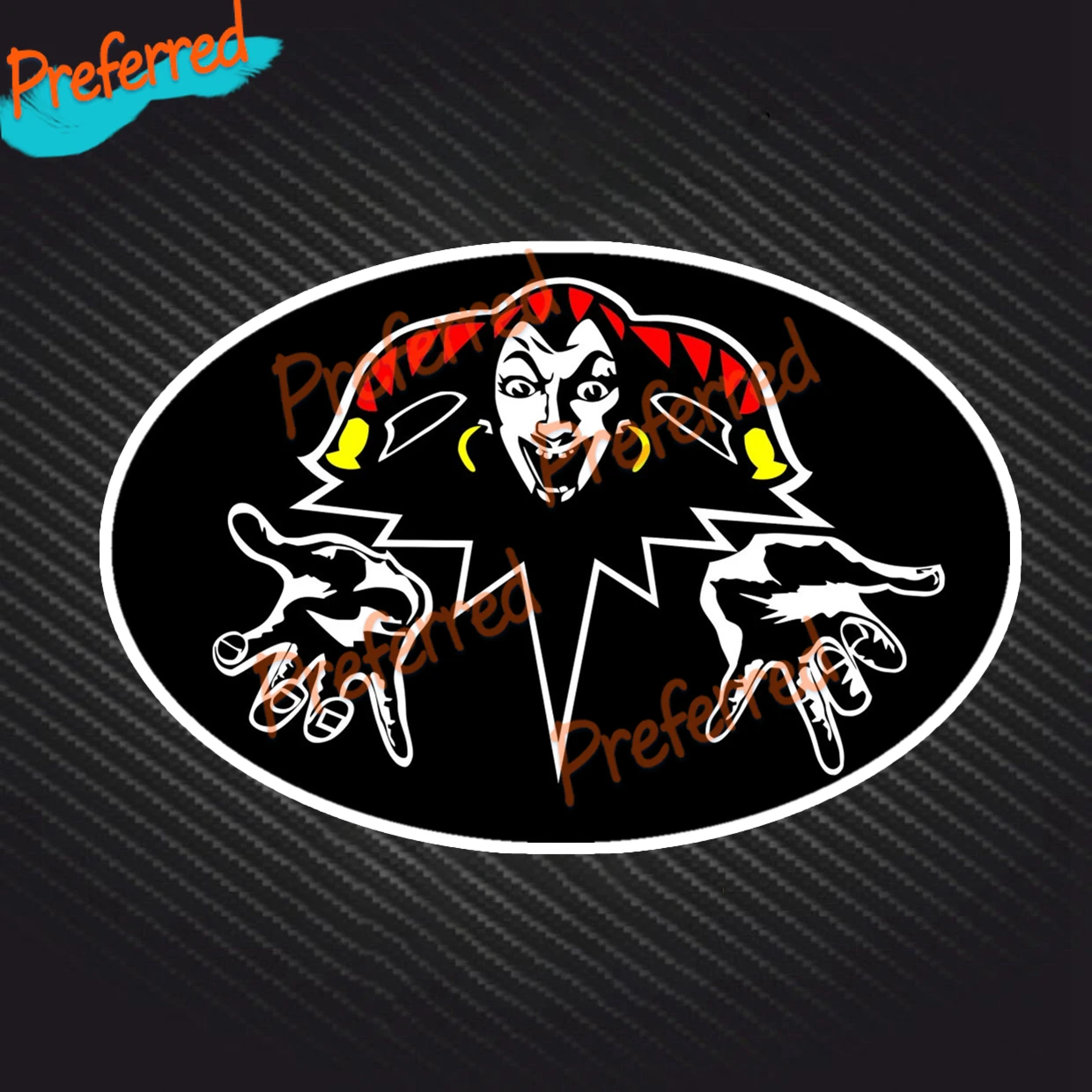 

High Quality King and The Clown Decal Motocross Racing Laptop Helmet Trunk Wall Vinyl Car Sticker Die Cutting