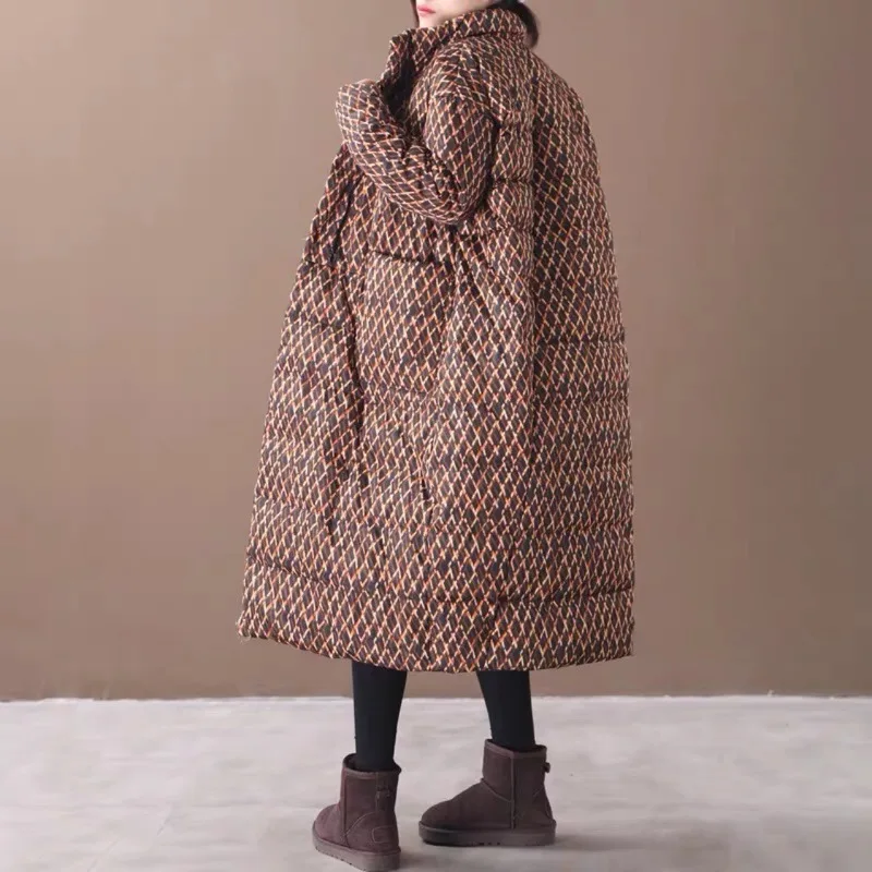 Зимняя новая свободная повседневная куртка большого размера с