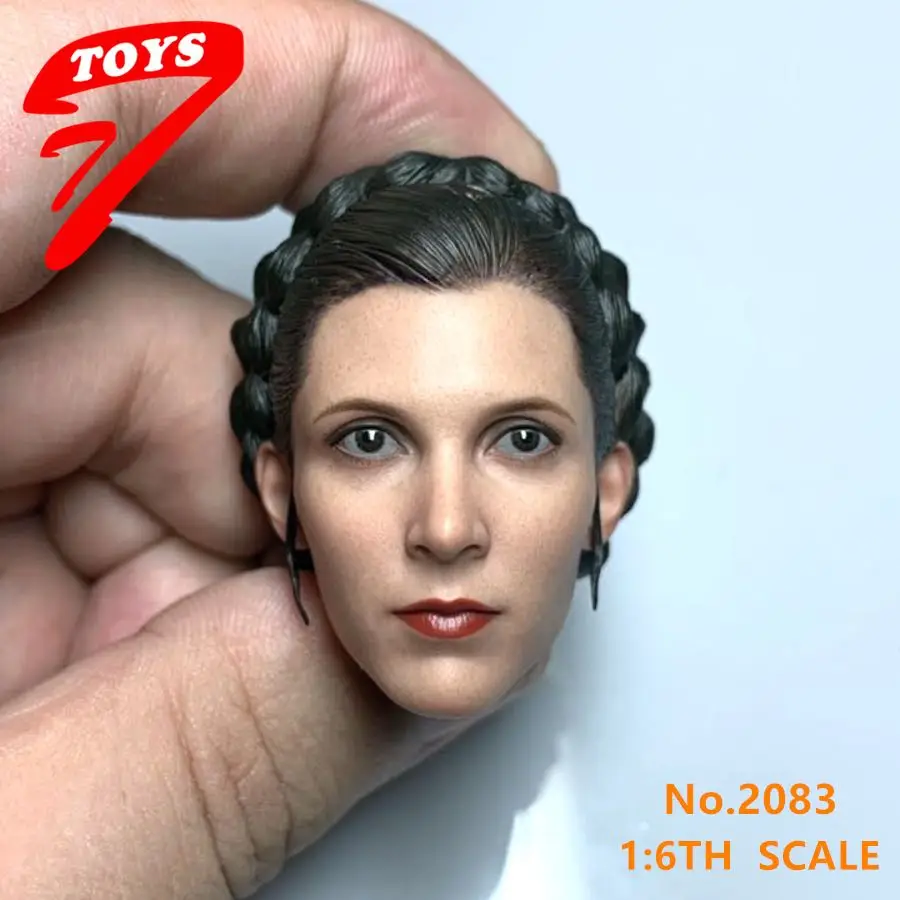 В наличии 1/6 Leia принцесса органа соло голова Лепка F 12 дюймов Женская фигурка PH TBL