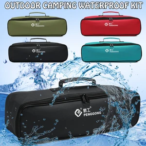 Сумка для инструментов, водонепроницаемая, из ткани Оксфорд, для хранения винтов и сверл Электрика Сумка для ручных инструментов, сумка-Органайзер, чехол