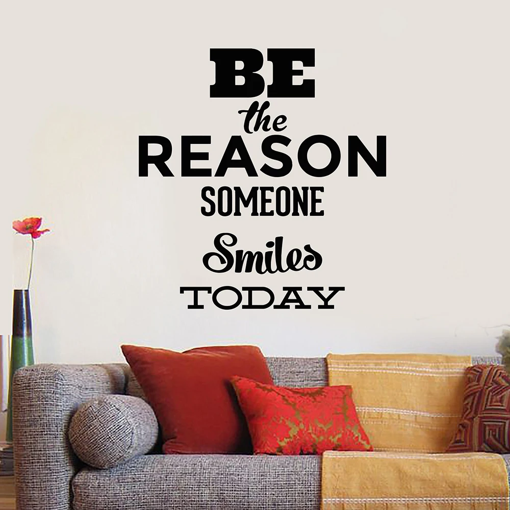 Будьте причиной кто то улыбается домашний декор современное акриловое украшение