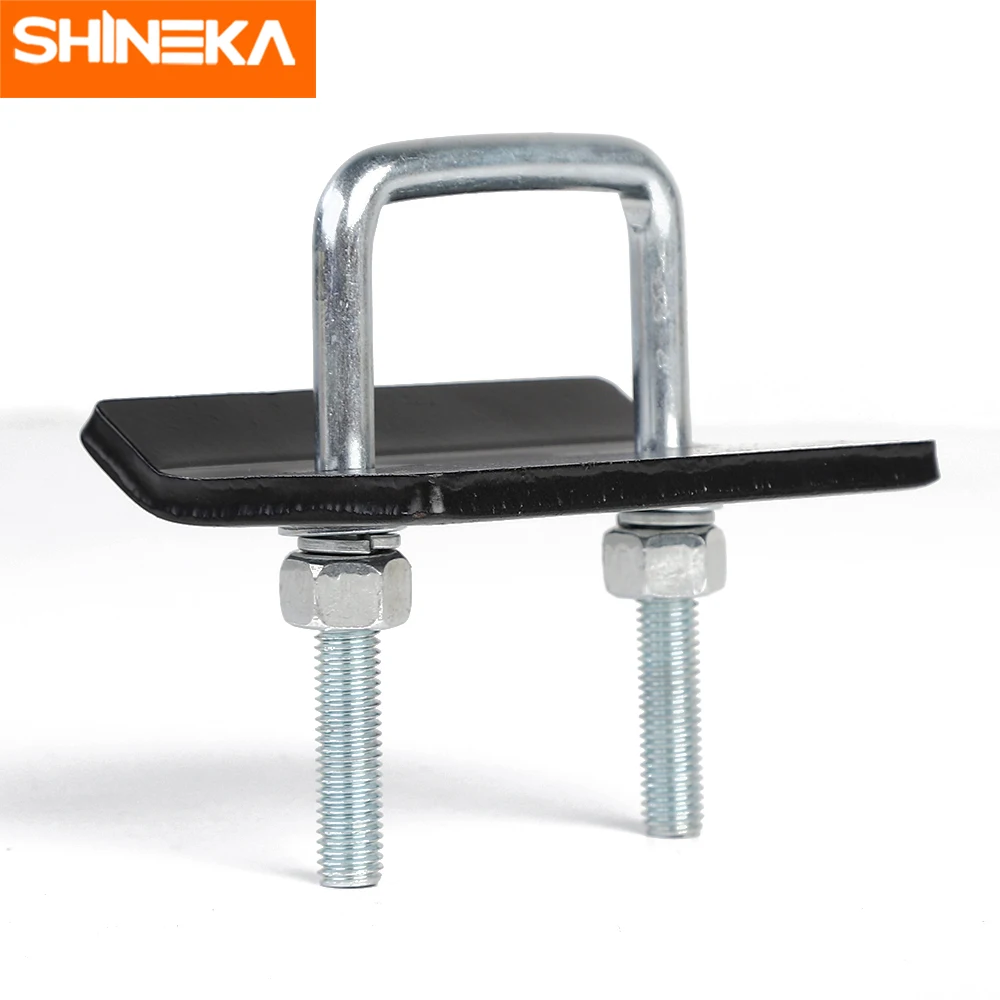 

SHINEKA Car U-Bolt Heavy-Duty Anti-Rattle Stabilizer Hitch Tightener Lock Down Tow Clamp Suitable for All Hook Openings