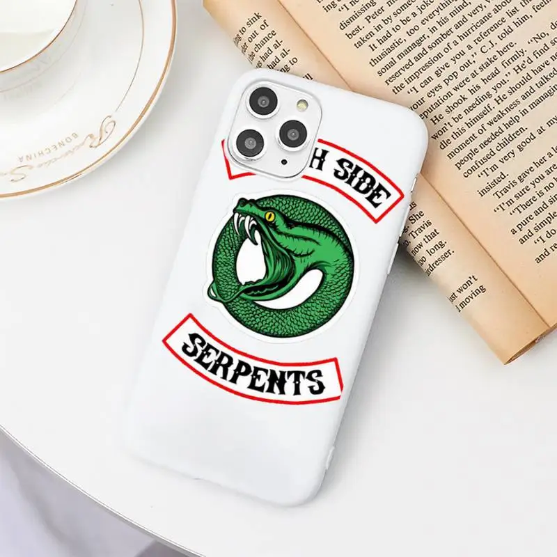 

Riverdale Southside Serpents tv show Phone Case Candy Color for iPhone 6 7 8 11 12 s mini pro X XS XR MAX Plus