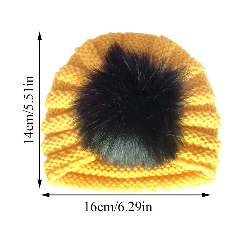 

Knitted Winter Baby Hat for Girls Candy Color Bonnet Enfant Baby Beanie Turban Hats Newborn Baby Cap for Boys Accessories
