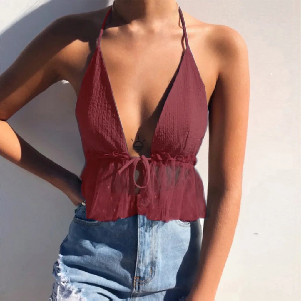 Модный женский сексуальный топ на бретелях чистый цвет с открытыми плечами без