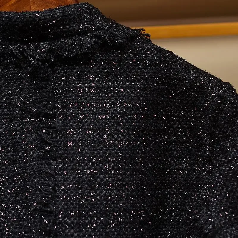 

Women Waistband Blazer Jacket Tassel High Quality Sweet Office Coat