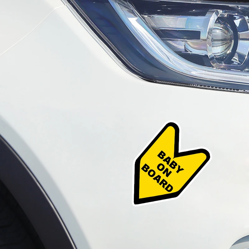 ПредупреПредупреждение ющая Автомобильная наклейка Aliauto милый ребенок на борту