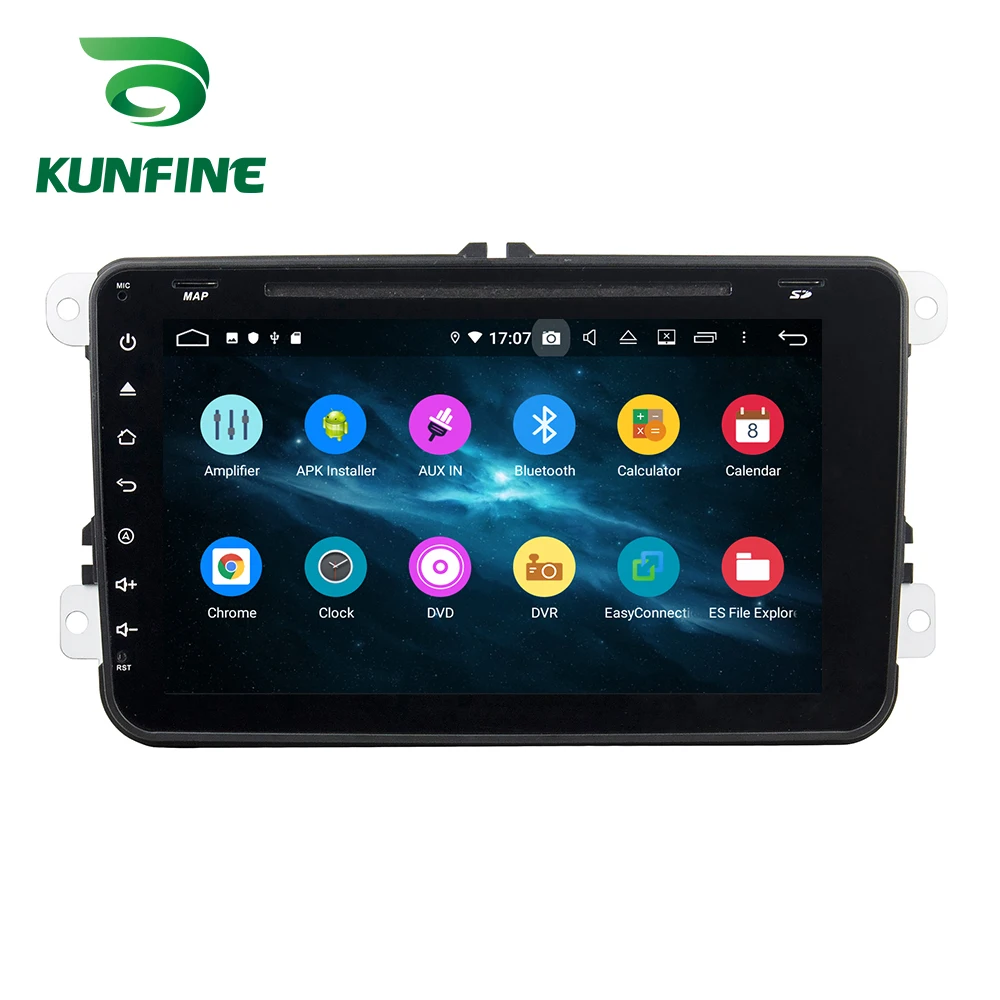 Android 9,0 Восьмиядерный 4 Гб ОЗУ 64 Гб ПЗУ автомобильный DVD gps мультимедийный плеер стерео для VW GOLF(MK6) 2009-2011 сенсорная кнопка радио