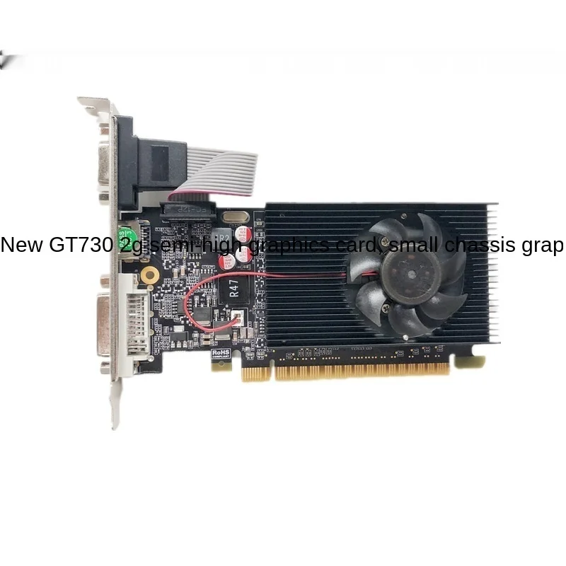 

Новинка gt730 2G DDR3 небольшая видеокарта независимая HD видеокарта нож для сервера карты Половина высокой видеокарты