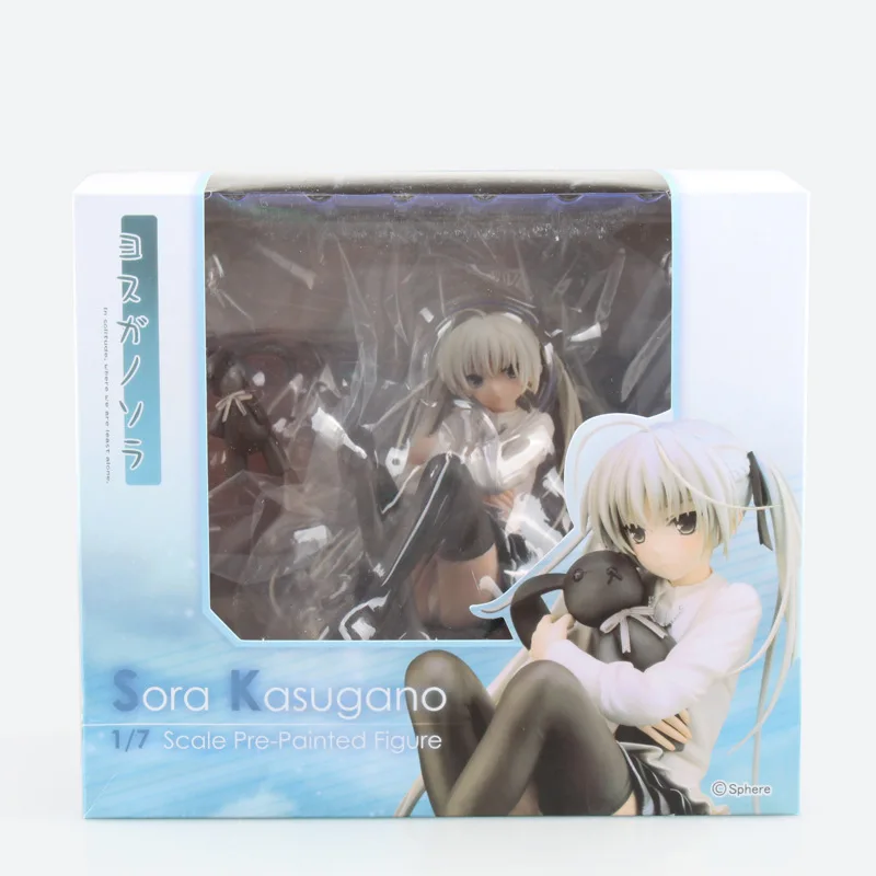 

7.09" Anime Yosuga No Sora Kasugano Sora Uniform 1/7 PVC Action Sexy Figure Collectible Model Toy Box 18CM k43