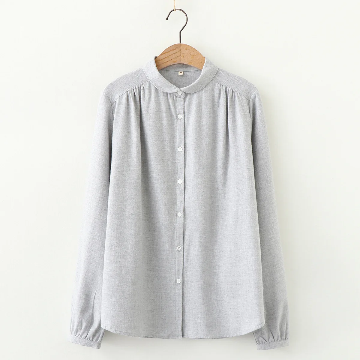 Белые рубашки женские блузки и топы 100% хлопок с длинным рукавом свободная