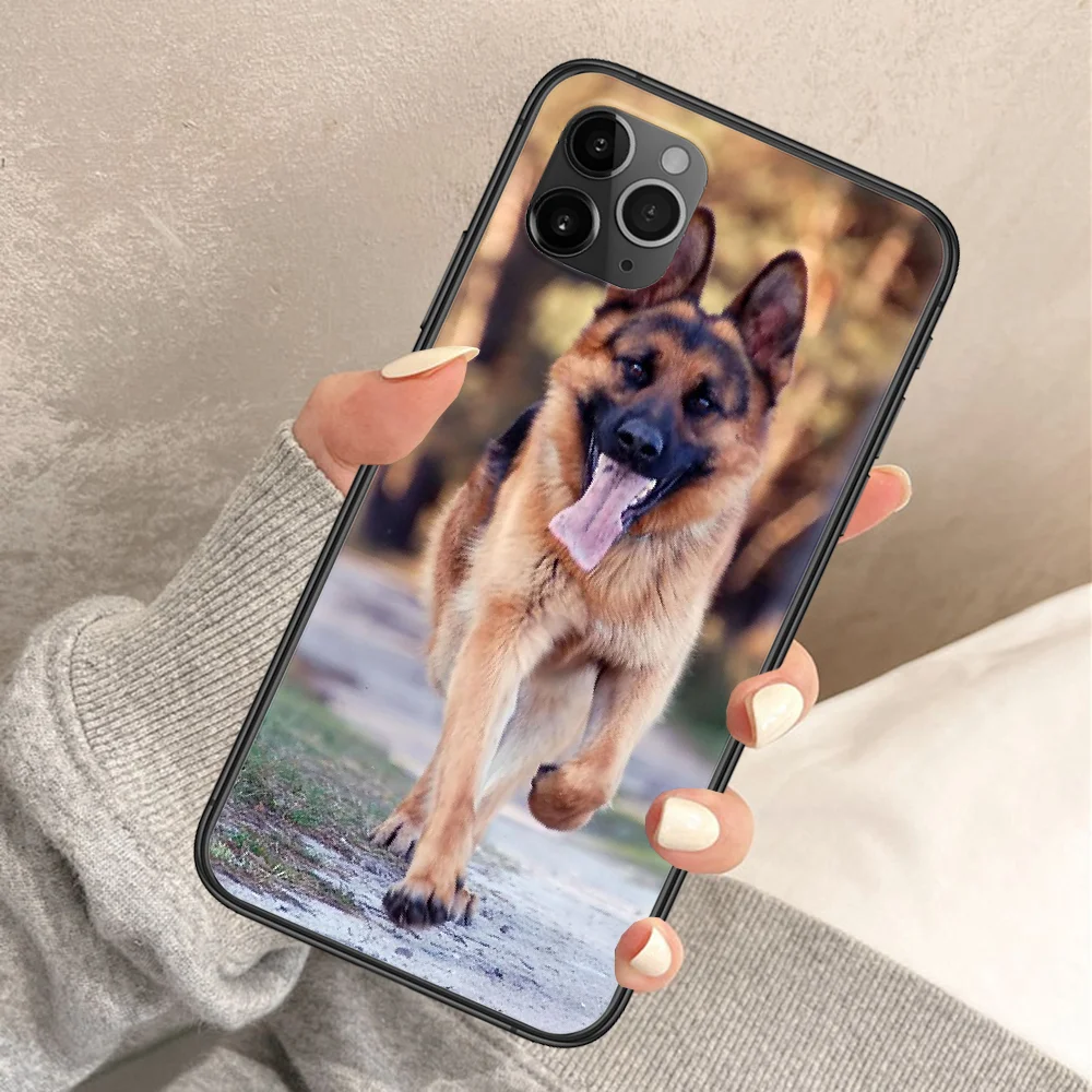 Чехол для телефона в виде немецкой овчарки iphone SE 2020 6 6S 7 8 11 12 13 Mini Plus X XS XR Pro Max