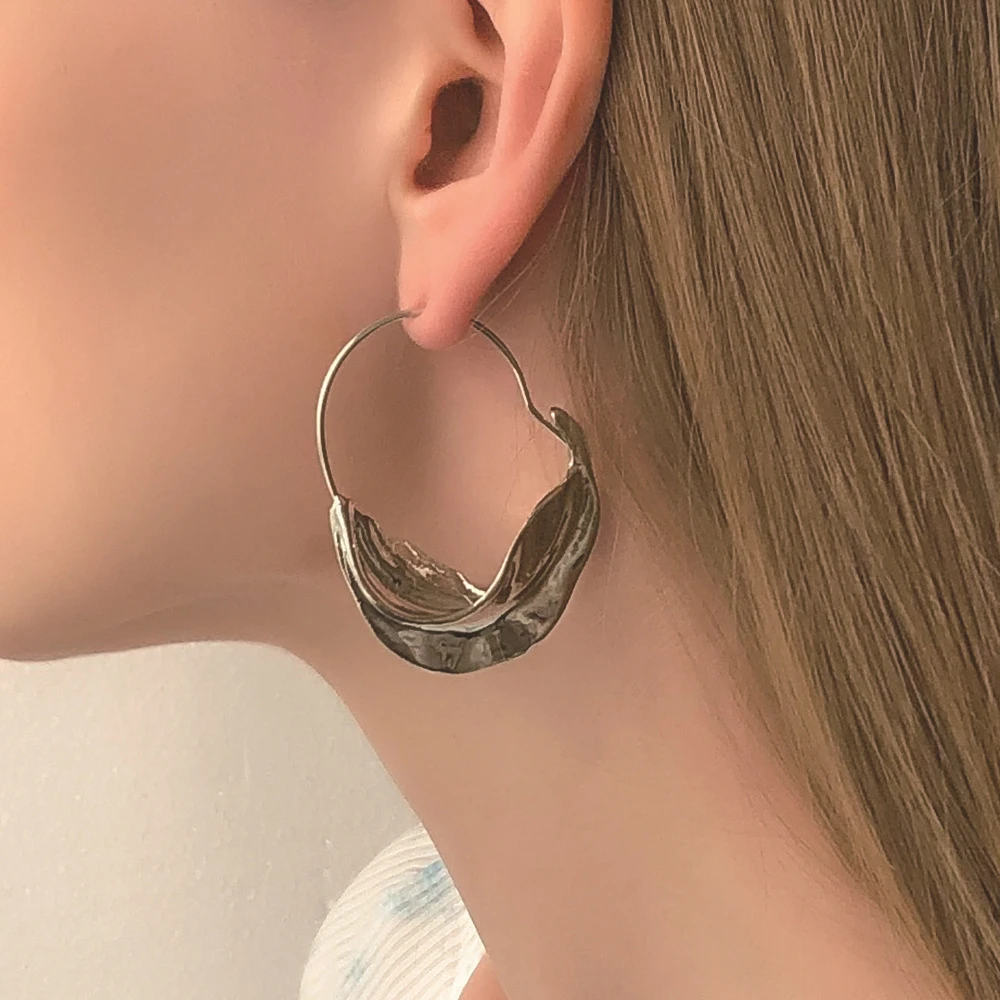 

Contracted And Creative Design Restoring Ancient Ways Women Earrings Fashion Personality Irregular Geometry Earrings Ear Ring