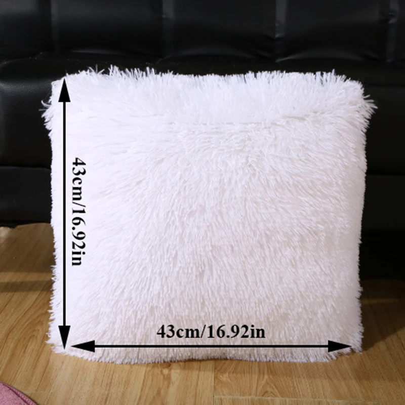 

Плюшевый чехол для подушки домашний декор наволочки для подушек гостиная спальня диван декоративная наволочка 43x4 3 см