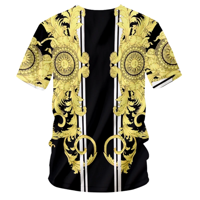 Модные футболки с 3D-принтом Homme Летние Удобные в стиле хип-хоп изображением