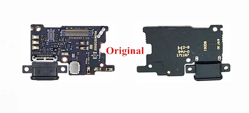 

Original USB Charging Port Dock Flex Cable For Xiaomi 6 M6 MI6 Charger plug Connector Board with Micrphone Replacement parts