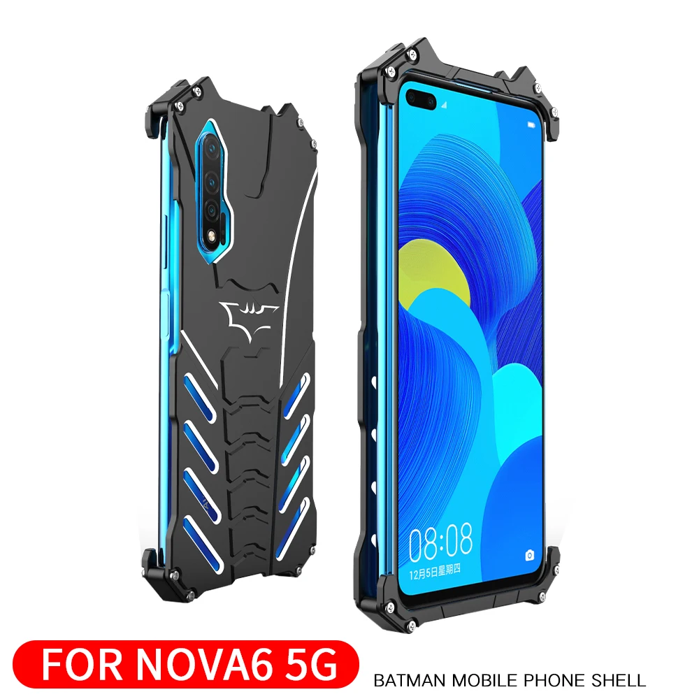 Алюминиевый армированный чехол летучая мышь для Huawei Nova 7 SE 5i Pro защитный телефона