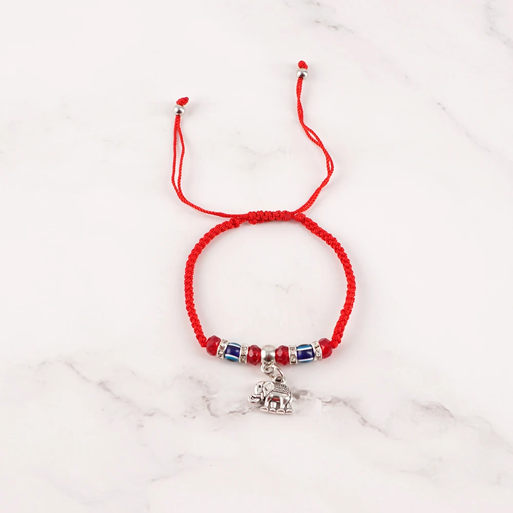 

6 Styles Hand Braided Lucky Red String Charm Bracelet Women Men Blue Evil Eye Round Beads Bracelet Fashion Friendship Jewelry
