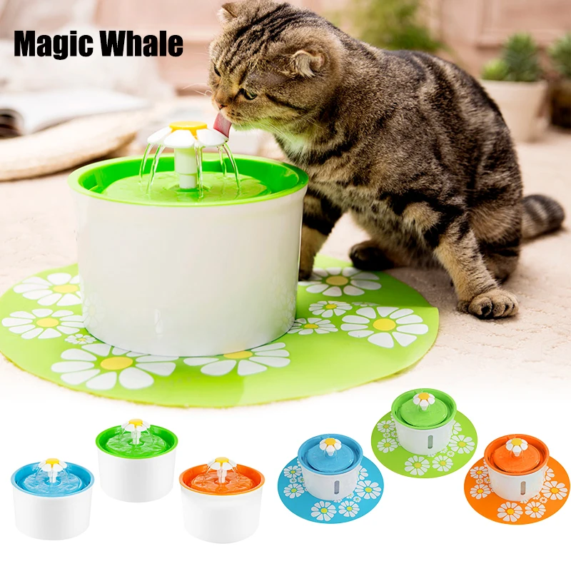 1.6л кошачий фонтан Электрический собака кошка питомец поилка миска питьевой