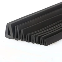 2m u rubber strip edge oil seal edge shield encloser glass metal wood panel board sheet cabinet