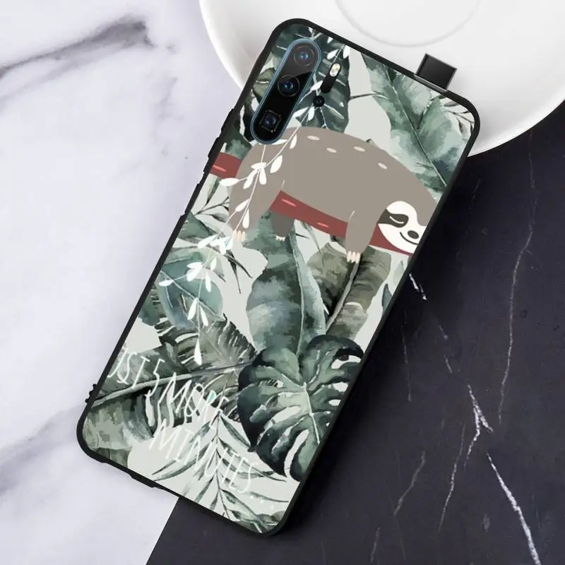 

sloth cute cartoon animal high quality Phone Case shell For Huawei honor Mate P 10 20 30 40 Pro 10i 9 10 20 8 x Lite