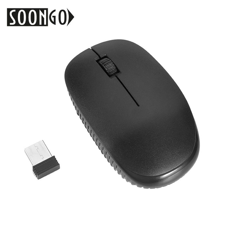 SOONGO 1600 dpi USB оптическая беспроводная компьютерная мышь 2,4G приемник очень тонкая мышь для ПК ноутбука