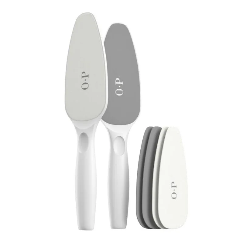 

Double-sided Stone Foot Rasp Heel File Hard Dead Skin Callus Remover Exfoliating Pedicure Care Tool with 4 replaceable Stone