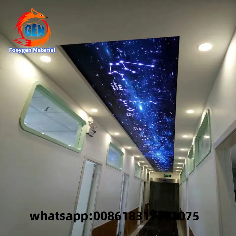 

Matt golden ceiling LFXW1-008 Roll material PVC roll thickness 0.18mm max width 5 meter